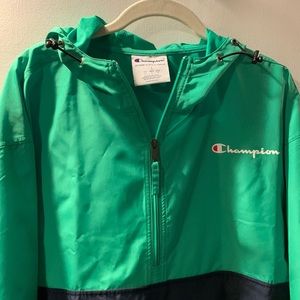 Champion windbreaker.
